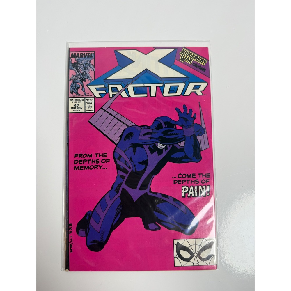Marvel X-Factor #47 1989 Beast Judgement War Louise Simonson Copper Age Comic